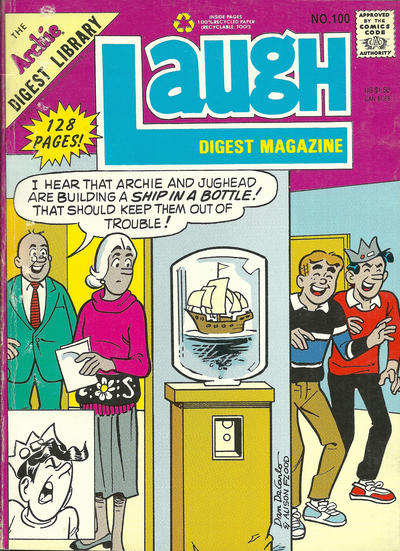 Cover for Laugh Comics Digest (Archie, 1974 series) #100 [Direct]