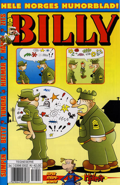 Cover for Billy (Hjemmet / Egmont, 1998 series) #2/2015
