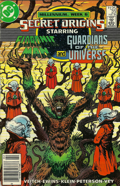 Cover for Secret Origins (DC, 1986 series) #23 [Newsstand]