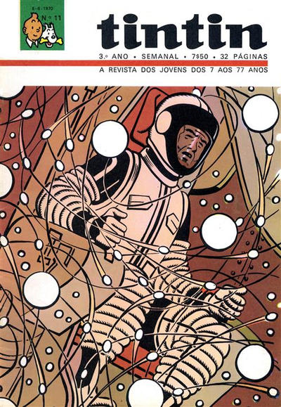 Cover for Tintin (Editorial Ibis, Lda. / Livraria Bertrand S.A.R.L., 1968 series) #v3#11
