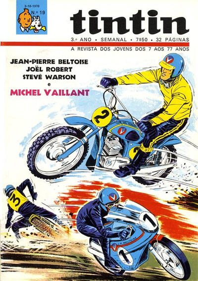 Cover for Tintin (Editorial Ibis, Lda. / Livraria Bertrand S.A.R.L., 1968 series) #v3#19