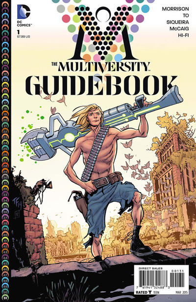 Cover for The Multiversity Guidebook (DC, 2015 series) #1 [Tom Fowler Homage Cover]