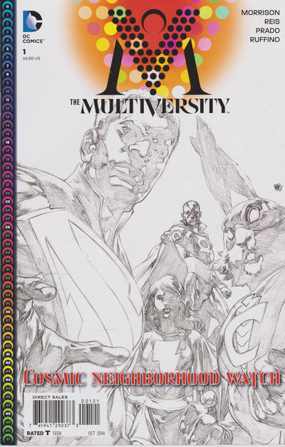Cover for The Multiversity (DC, 2014 series) #1 [Ivan Reis Sketch Cover]