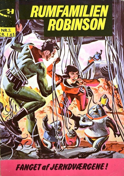 Cover for Rumfamilien Robinson (I.K. [Illustrerede klassikere], 1967 series) #3