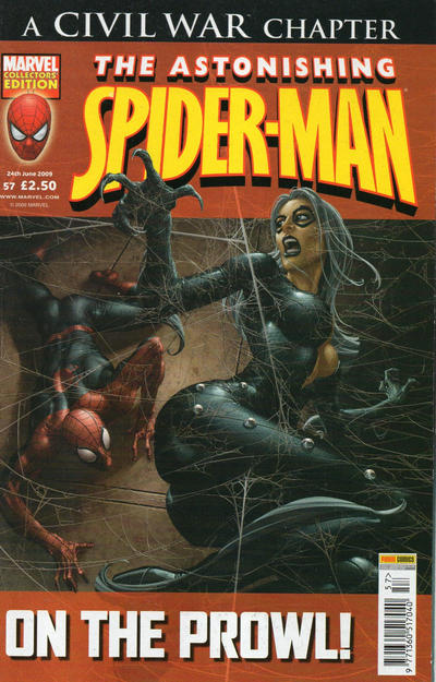 Cover for Astonishing Spider-Man (Panini UK, 2007 series) #57