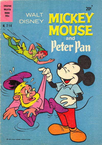 Cover for Walt Disney's Mickey Mouse (W. G. Publications; Wogan Publications, 1956 series) #214