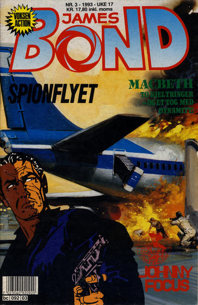 Cover for James Bond (Semic, 1979 series) #3/1993