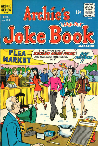 Cover for Archie's Joke Book Magazine (Archie, 1953 series) #167