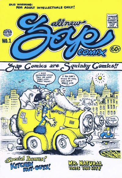 Cover for Zap Comix (The Print Mint Inc, 1969 series) #1 [5th print- 0.60 USD]