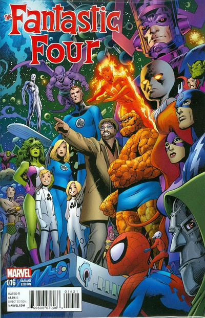 Cover for Fantastic Four (Marvel, 2013 series) #16 [Alan Davis Cover]