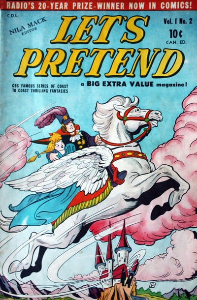 Cover for Let's Pretend (Bell Features, 1950 series) #2