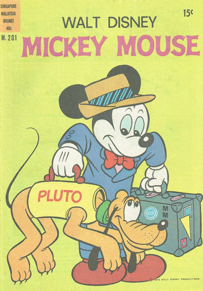 Cover for Walt Disney's Mickey Mouse (W. G. Publications; Wogan Publications, 1956 series) #201
