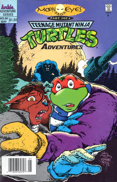 Cover for Teenage Mutant Ninja Turtles Adventures (Archie, 1989 series) #68 [Newsstand]