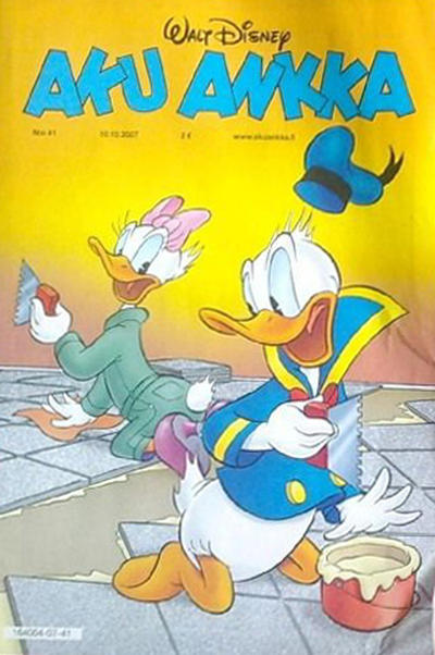 Cover for Aku Ankka (Sanoma, 1951 series) #41/2007