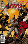 Cover Thumbnail for Action Comics (2011 series) #28 [Dave Johnson Steampunk Cover]