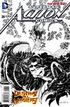Cover Thumbnail for Action Comics (2011 series) #26 [Aaron Kuder Black & White Cover]