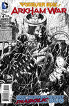Cover for Forever Evil: Arkham War (DC, 2013 series) #4 [Jason Fabok Black & White Cover]