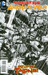 Cover Thumbnail for Forever Evil: Arkham War (DC, 2013 series) #2 [Jason Fabok Black & White Cover]