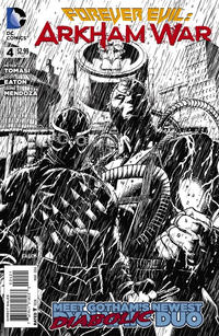 Cover Thumbnail for Forever Evil: Arkham War (DC, 2013 series) #4 [Jason Fabok Black & White Cover]