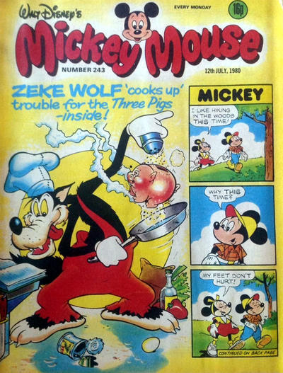 Cover for Mickey Mouse (IPC, 1975 series) #243