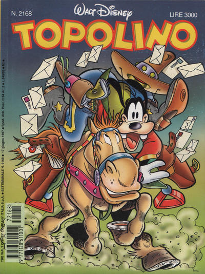 Cover for Topolino (Disney Italia, 1988 series) #2168