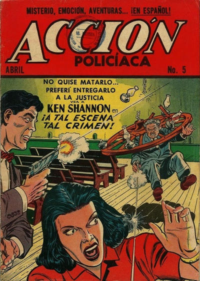 Cover for Acción Policiaca (Export Newspaper Service, 1951 ? series) #5