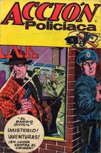 Cover for Acción Policiaca (Export Newspaper Service, 1951 ? series) #81
