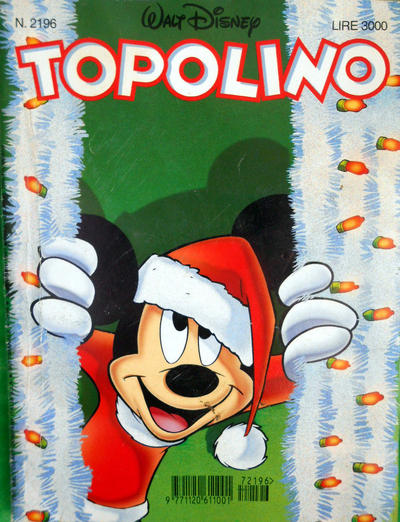 Cover for Topolino (Disney Italia, 1988 series) #2196