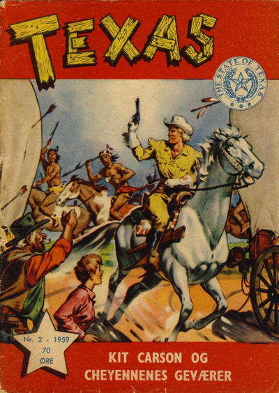 Cover for Texas (Serieforlaget / Se-Bladene / Stabenfeldt, 1953 series) #2/1959