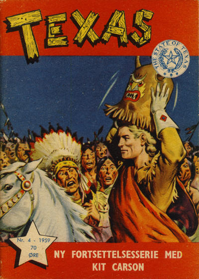 Cover for Texas (Serieforlaget / Se-Bladene / Stabenfeldt, 1953 series) #4/1959