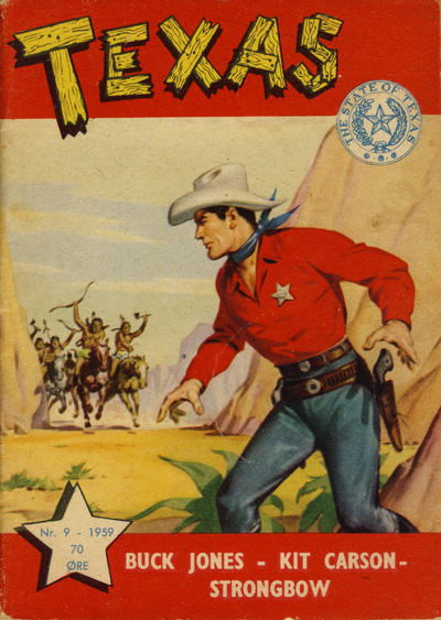 Cover for Texas (Serieforlaget / Se-Bladene / Stabenfeldt, 1953 series) #9/1959