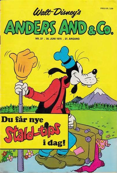 Cover for Anders And & Co. (Egmont, 1949 series) #27/1975