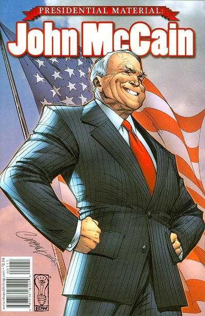 Cover for Presidential Material: John McCain (IDW, 2008 series) 