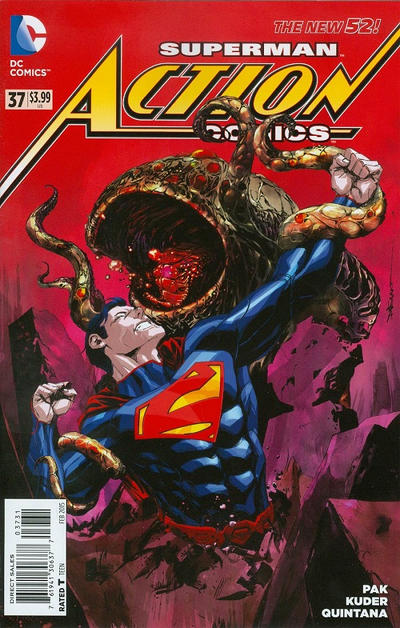 Cover for Action Comics (DC, 2011 series) #37 [Dustin Nguyen Cover]