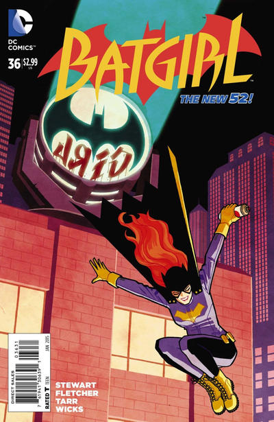 Cover for Batgirl (DC, 2011 series) #36 [Cliff Chiang Cover]