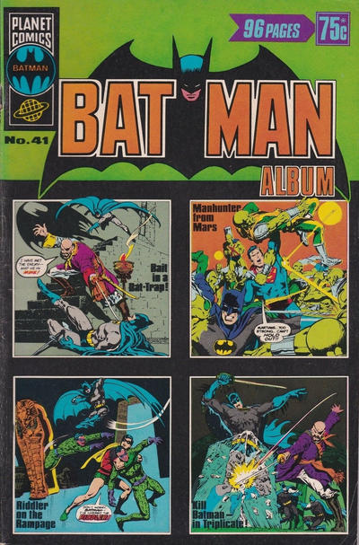 Cover for Batman Album (K. G. Murray, 1976 series) #41