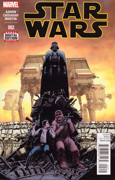 Cover for Star Wars (Marvel, 2015 series) #2 [John Cassaday Standard Cover]