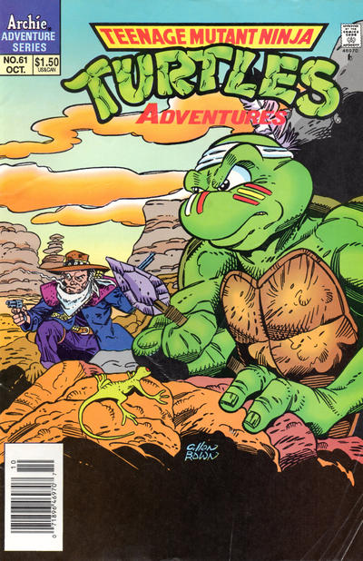Cover for Teenage Mutant Ninja Turtles Adventures (Archie, 1989 series) #61 [Newsstand]