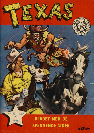 Cover for Texas (Serieforlaget / Se-Bladene / Stabenfeldt, 1953 series) #49/1959