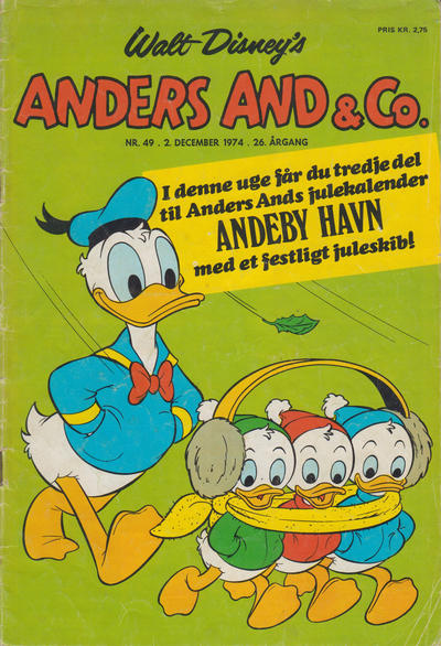 Cover for Anders And & Co. (Egmont, 1949 series) #49/1974