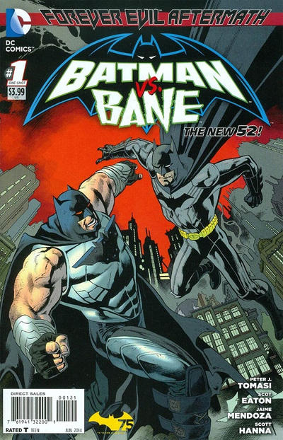 Cover for Forever Evil Aftermath: Batman vs. Bane (DC, 2014 series) #1 [Kevin Nowlan Cover]
