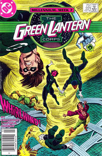 Cover Thumbnail for The Green Lantern Corps (DC, 1986 series) #221 [Newsstand]