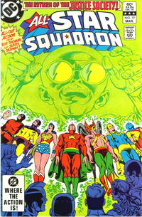 Cover for All-Star Squadron (DC, 1981 series) #19 [Direct]