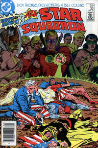 Cover Thumbnail for All-Star Squadron (DC, 1981 series) #32 [Newsstand]