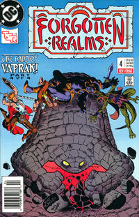 Cover Thumbnail for Forgotten Realms Comic Book (DC, 1989 series) #4 [Newsstand]