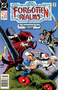 Cover Thumbnail for Forgotten Realms Comic Book (DC, 1989 series) #8 [Newsstand]