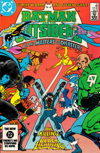 Cover for Batman and the Outsiders (DC, 1983 series) #10 [Direct]