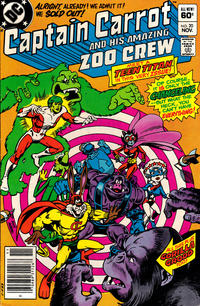 Cover Thumbnail for Captain Carrot and His Amazing Zoo Crew! (DC, 1982 series) #20 [Newsstand]