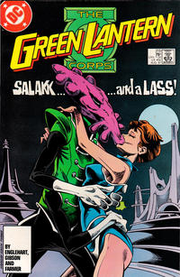 Cover for The Green Lantern Corps (DC, 1986 series) #215 [Direct]