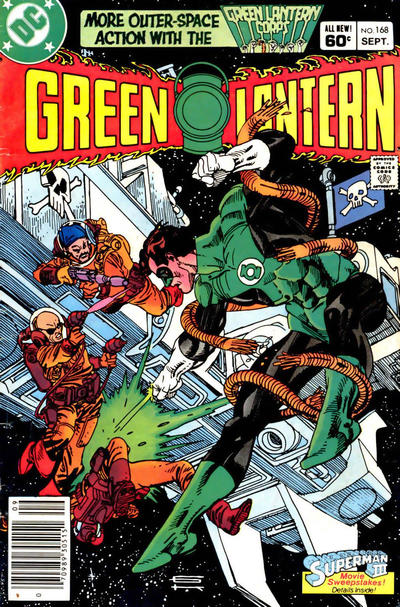 Cover for Green Lantern (DC, 1960 series) #168 [Newsstand]